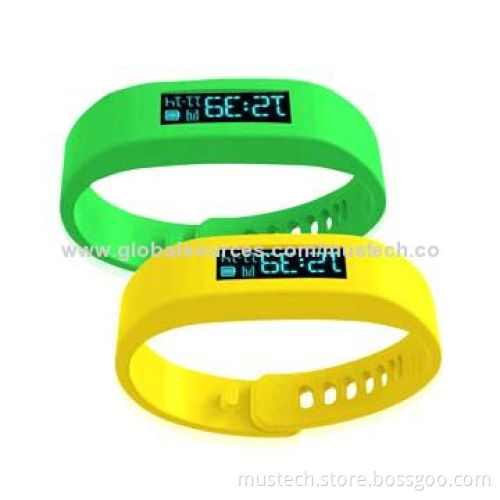 Medical Smart Bracelets, Can Clearly Showing Steps, Time, Sleep Quality and Calorie-burning ResultNew